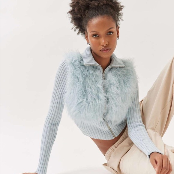 The Ragged Priest Blizzard Zip Cardigan - Picture 1 of 5